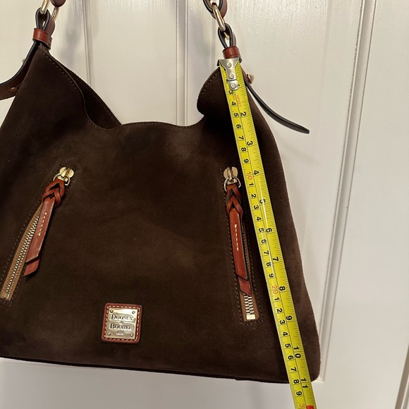 Dooney & Bourke Suede Cooper Hobo - Picture 7 of 10